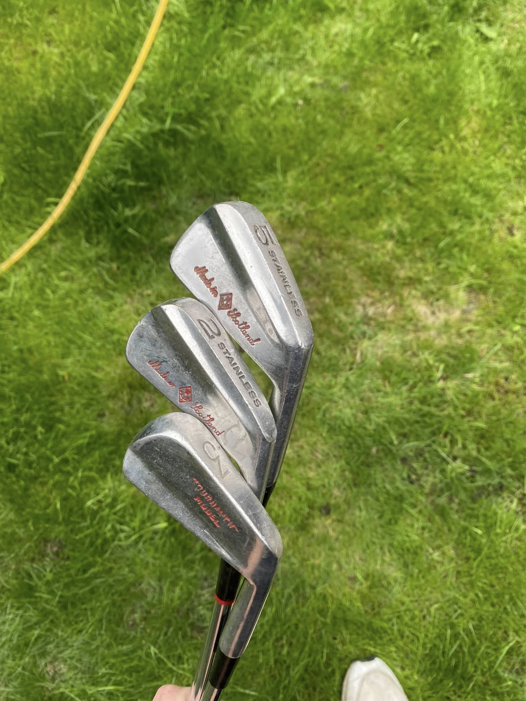 Old Golf Clubs Set with Bag