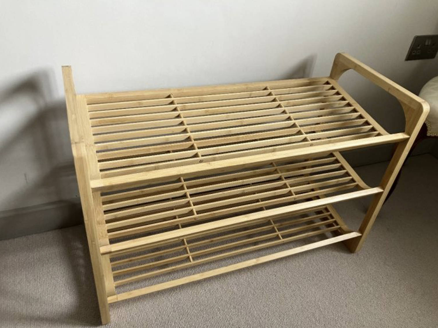 Wooden Shoe Rack