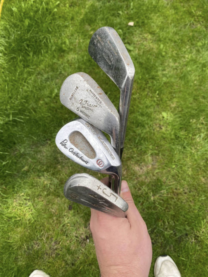 Old Golf Clubs Set with Bag